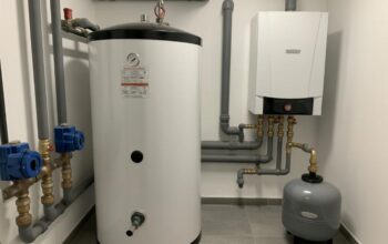 separator zanieczyszczeń zamontowany w kotłowni