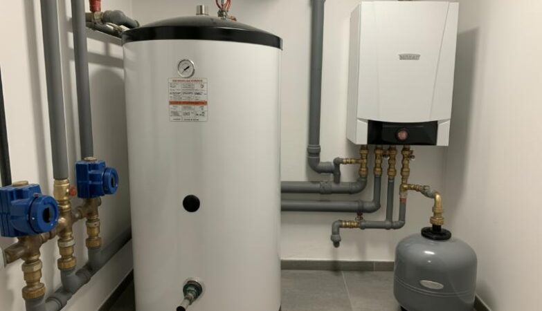 separator zanieczyszczeń zamontowany w kotłowni